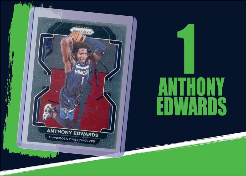 Chaser Anthony Edwards (5) Assorted Basketball Cards Gift Pack - Minnesota Timberwolves - Image 4